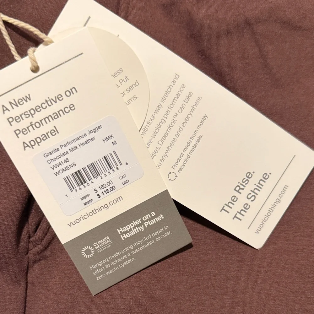 Vuori Granite Performance Mock Sweater (S) + Jogger (M) Set - Picture 9 of 10